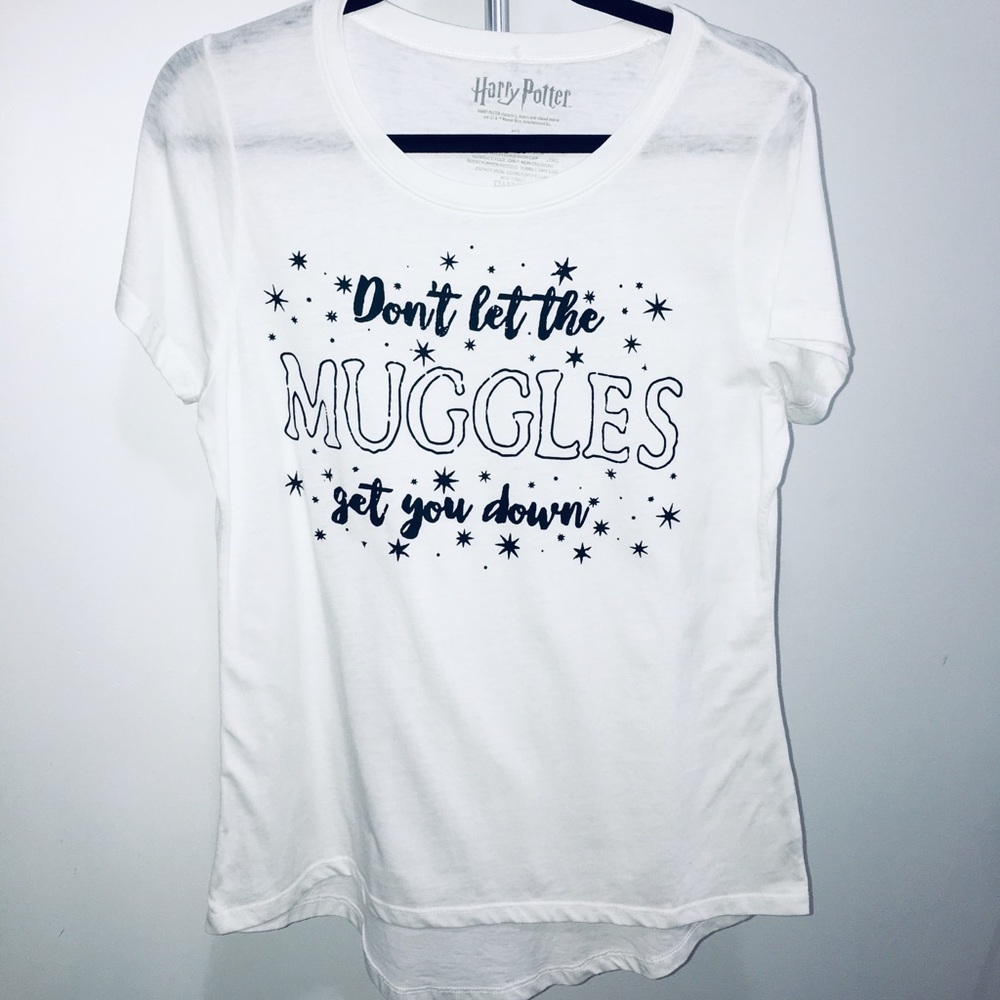 Harry Potter 2XL White Short Sleeve Tshirt